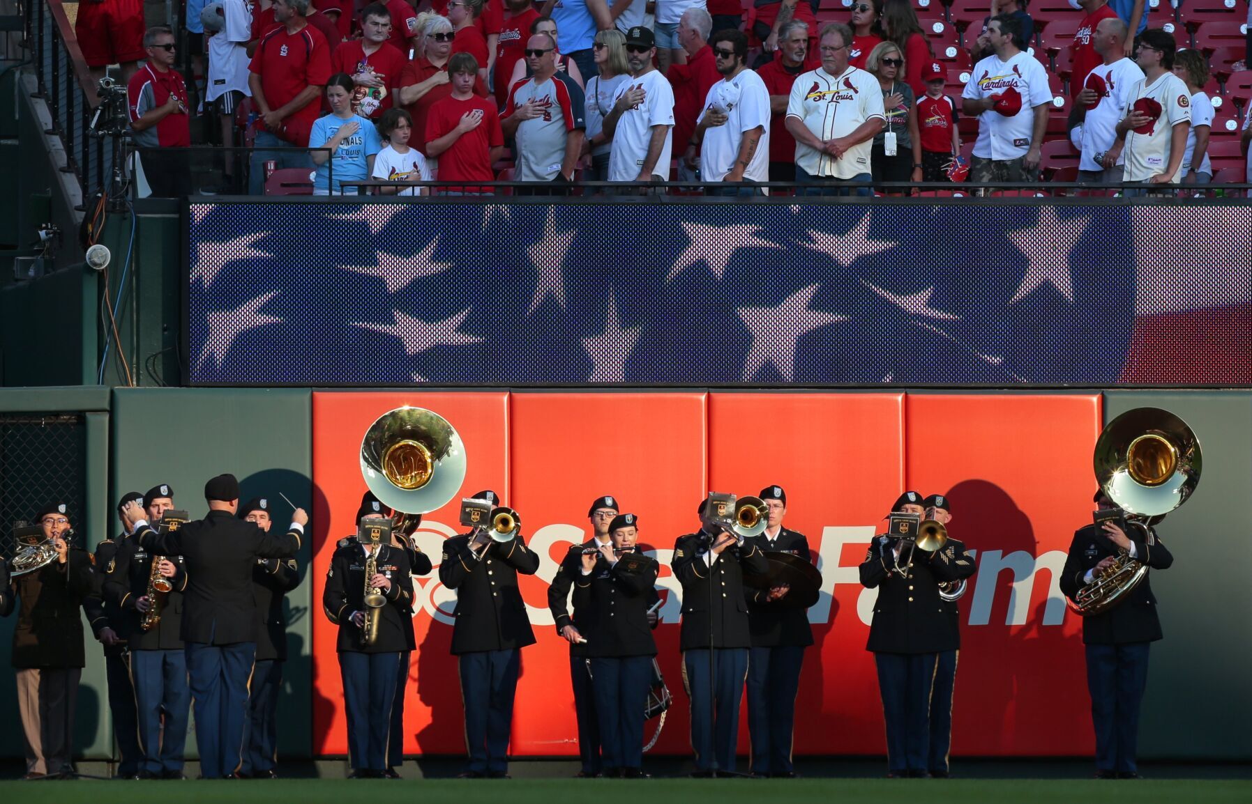 Cardinals, Reds at Busch
